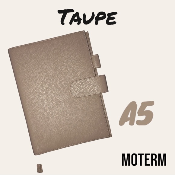 Moterm Original Planner Cover A5 (Pebbled) Taupe - Picture 1 of 7